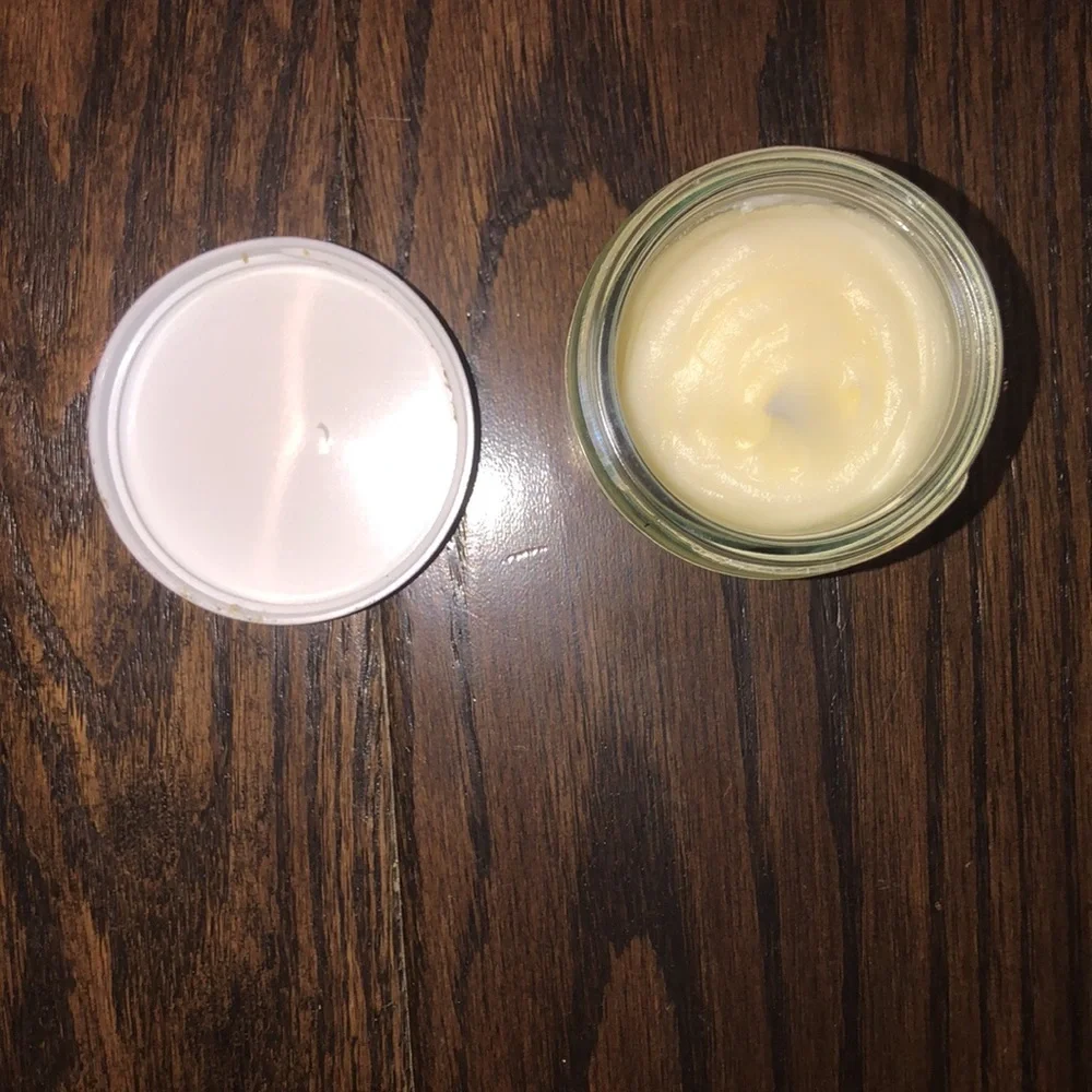 Rawhide organics whipped tallow balm in glass jar